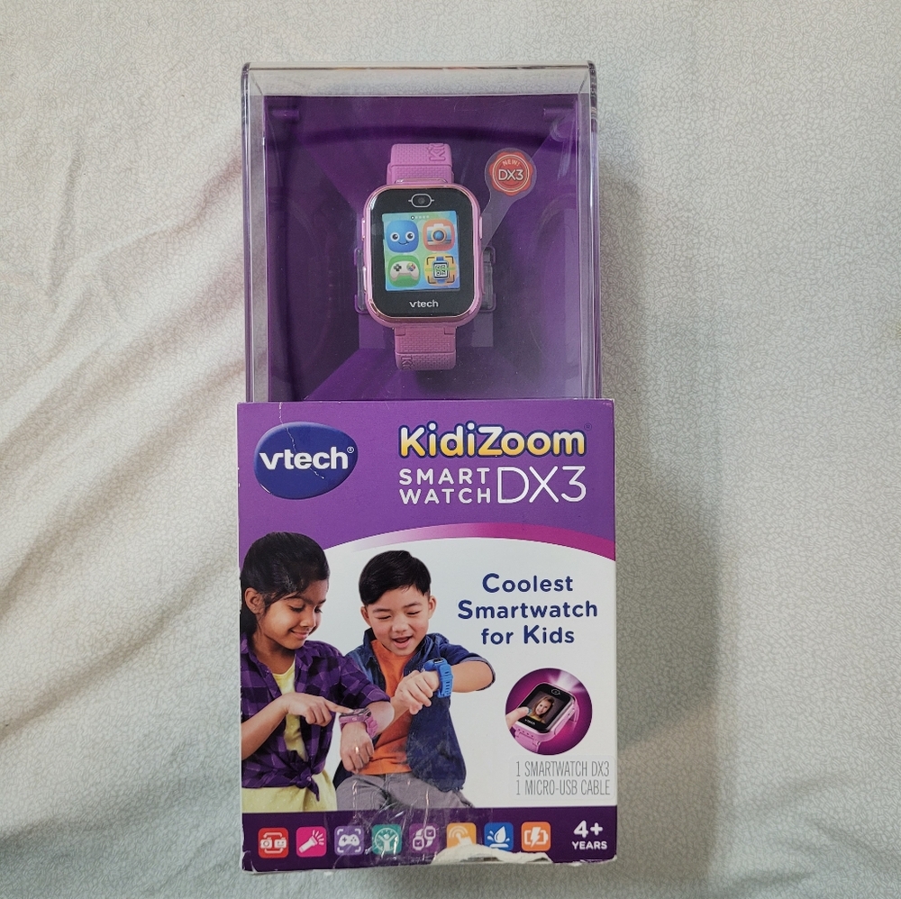 New! VTech KidiZoom Smartwatch DX3 Safe Award-Winning Watch for Kids